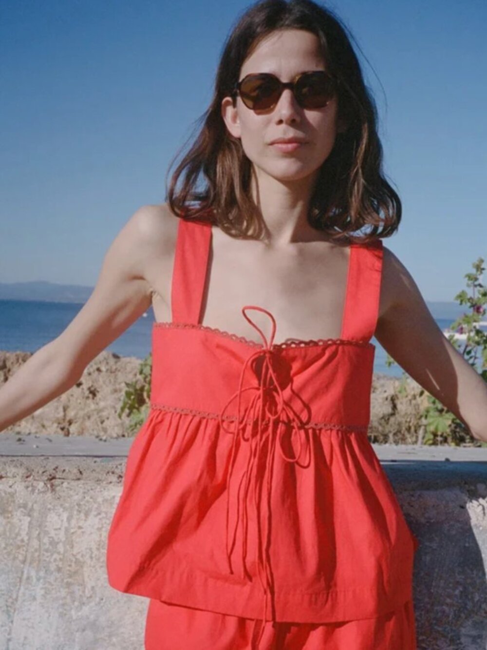 Ciao Lucia Ander Top in Red